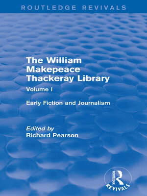 cover image of The William Makepeace Thackeray Library